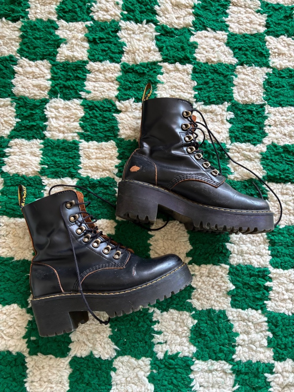 Dr. Martens Leona Platform Lug Sole Boots